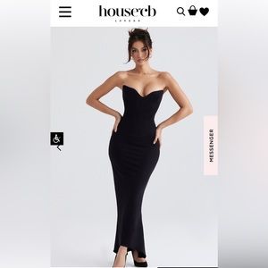 House of CB Sabine dress in black size XS